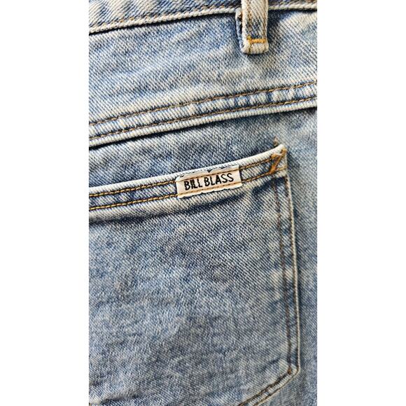 Bill Blass Paper Bag Jeans VTG 80s Hi Rise Mom Women 14 Pleated Baggy‎ 29x 29 - Picture 4 of 6